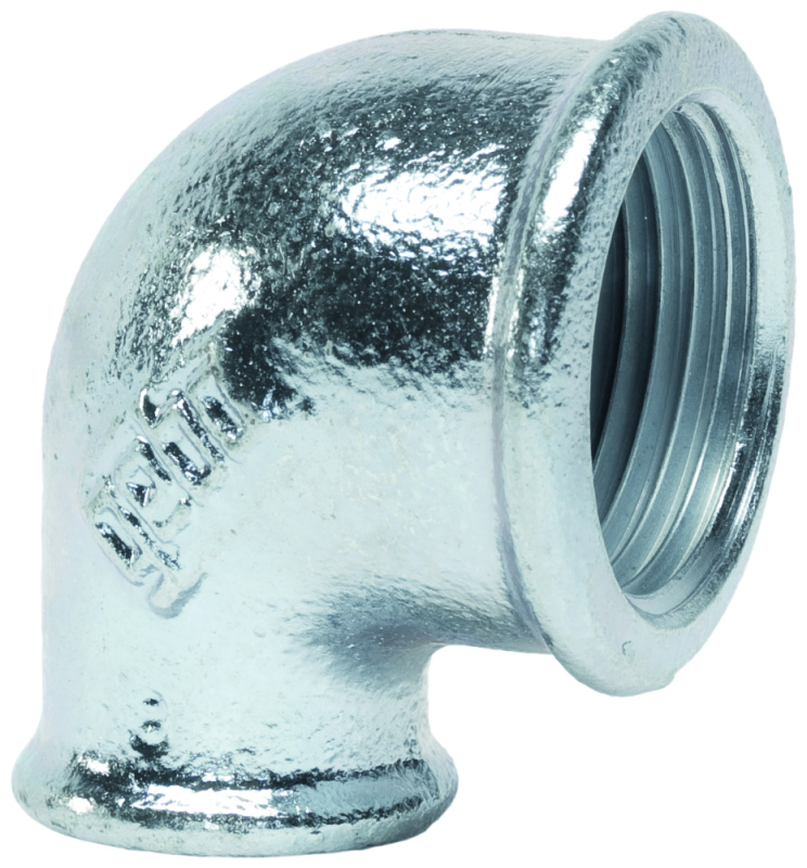 Koleno redukované 90° pozinkované č. 90 5/4"×3/4" FF