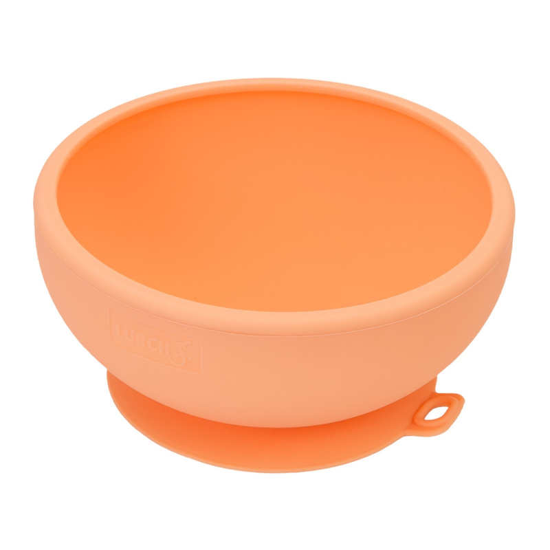 Lurch dětská silikonová miska apricot (00280031