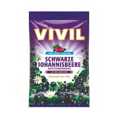 VIVIL Černý rybíz + 11 bylin bez cukru 60 g