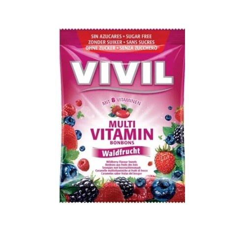 Vivil Multivitamín lesní plody 8vit.bez cukru 60g