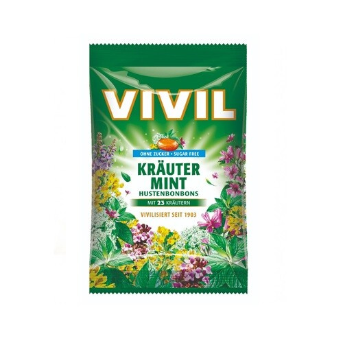 VIVIL Byliny 23 druhů drops bez cukru 120 g