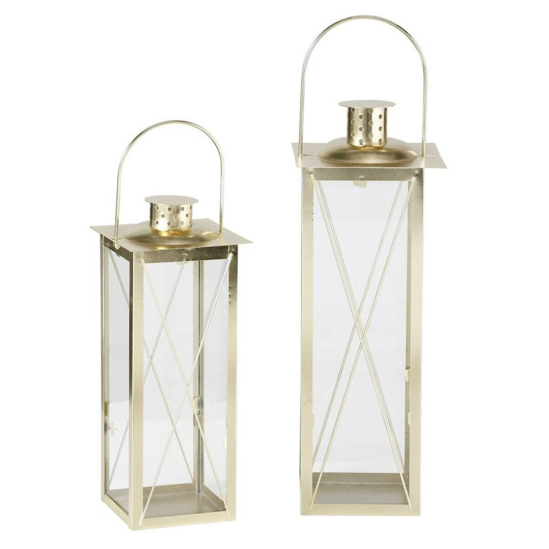 Boltze Home Zlaté lucerny FAROL, kovová konstrukce zlatá