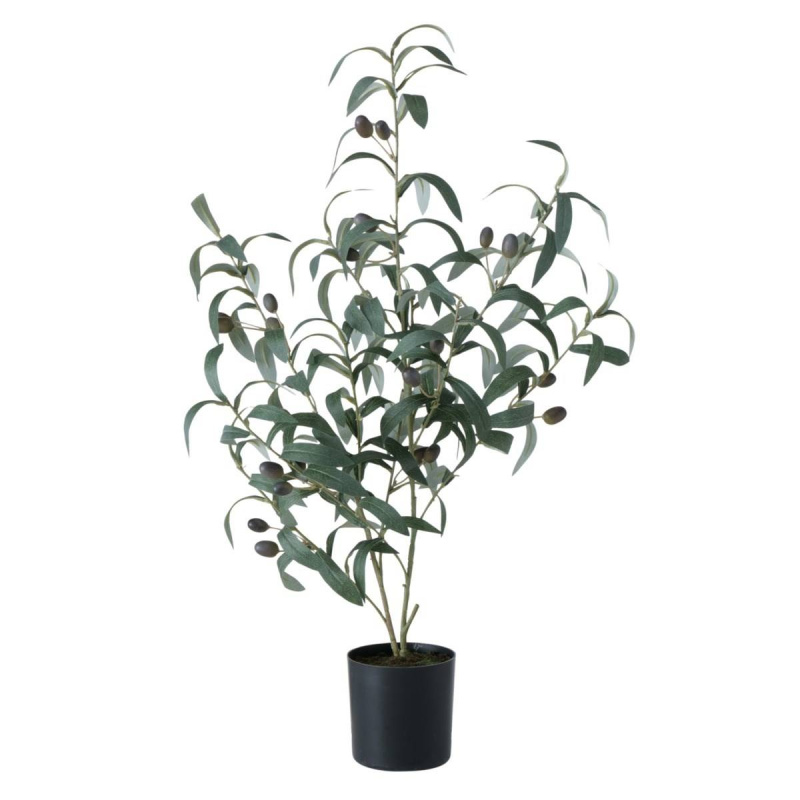 Boltze Home Umělý olivovník, 70 x 25 cm černá