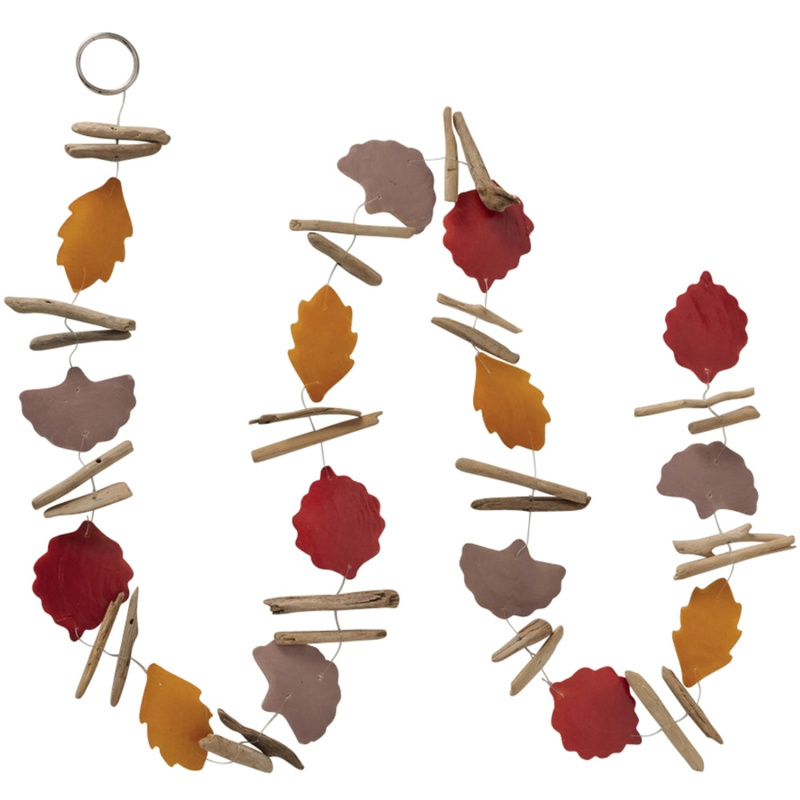 Girlanda Capiz Autumn ve 2 provedeních 180 cm x 8 cm x 180 cm