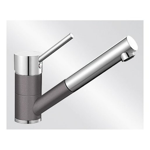 Blanco Antas - S dřezová baterie s vytahovací sprškou šedá skála/chrom 518 794