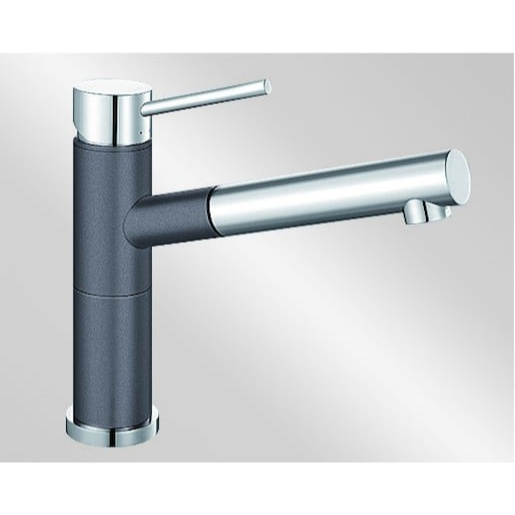 Blanco Alta - S Compact dřezová baterie s vytahovací sprškou šedá skála/chrom 518 809