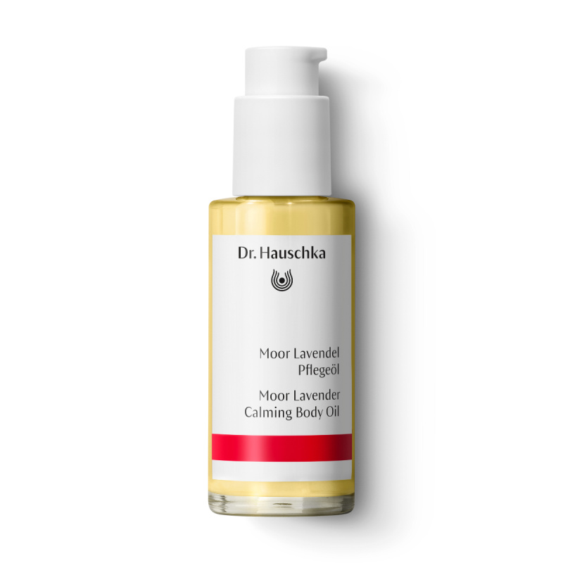 DR. HAUSCHKA Pěstící tělový olej Levandule s rašelinou 75 ml