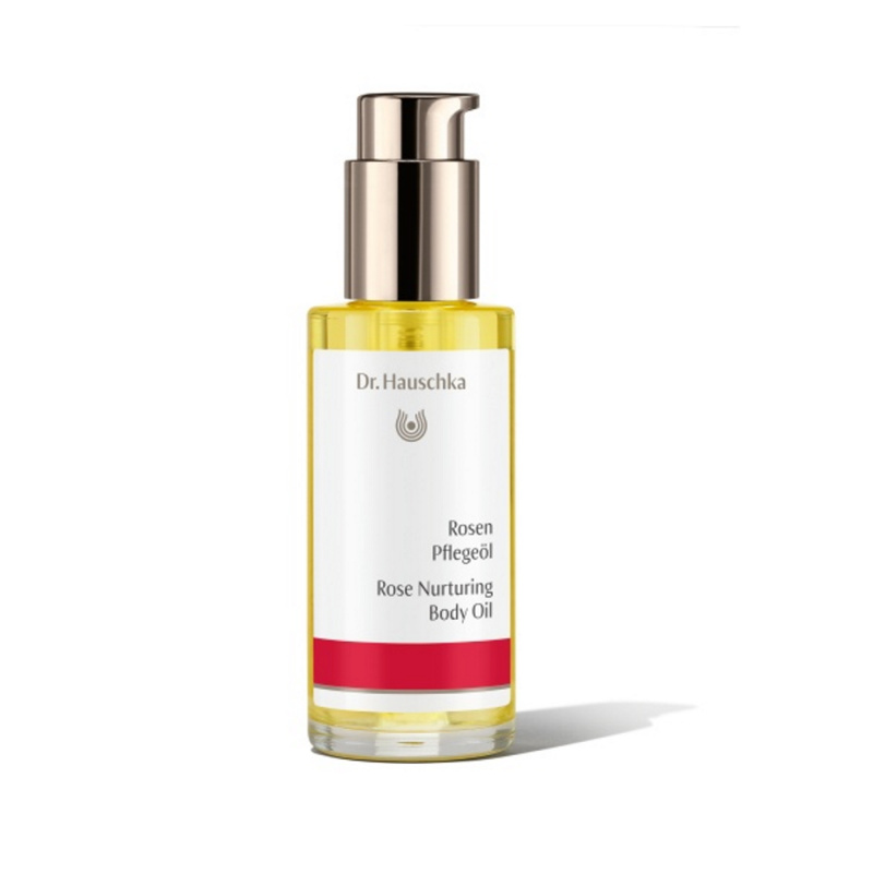 DR. HAUSCHKA Pečující tělový olej s výtažky z růže 75 ml