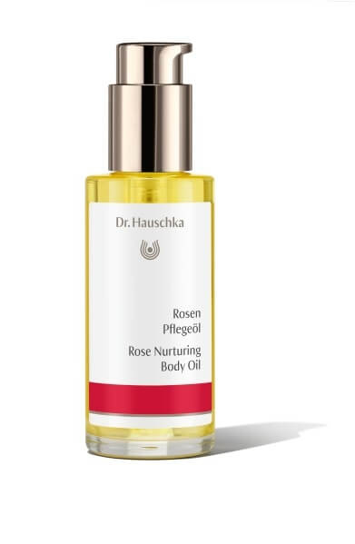 DR. HAUSCHKA Pečující tělový olej s výtažky z růže 75 ml