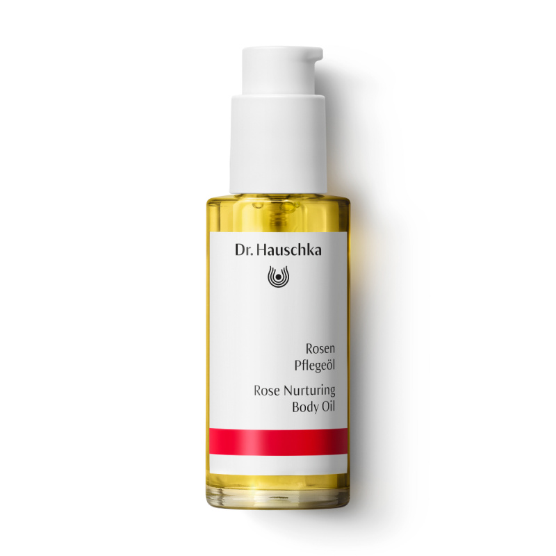 DR. HAUSCHKA Pečující tělový olej s výtažky z růže 75 ml