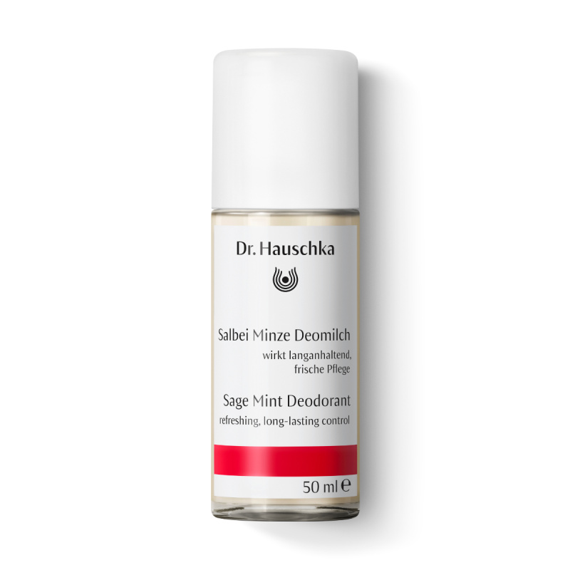 DR. HAUSCHKA Roll-on deodorant s výtažkem z máty a šalvěje 50 ml