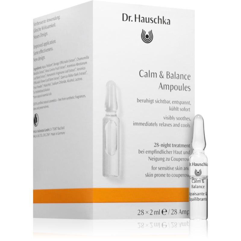 Dr. Hauschka Facial Care intenzivní zklidňující péče pro citlivou pleť 28x2 ml