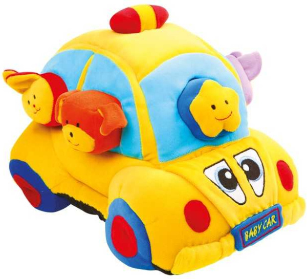 Small Foot Textilní auto se zasunovacími tvary