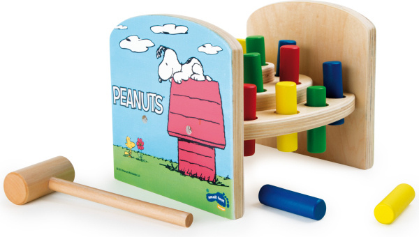 Small Foot Dřevěná zatloukačka Peanuts