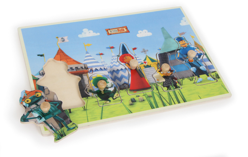 small foot Dřevěné puzzle rytíř Rust