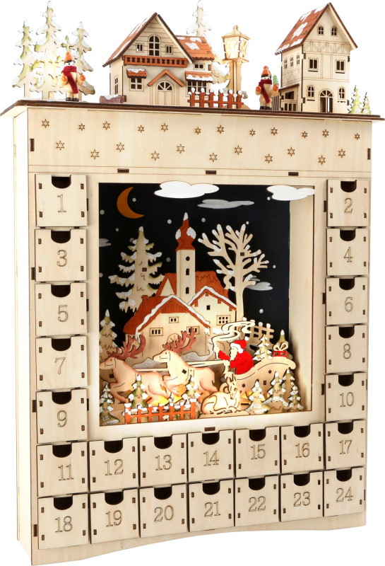 Legler "Zimní sen" dřevěný Adventní kalendář 10215
