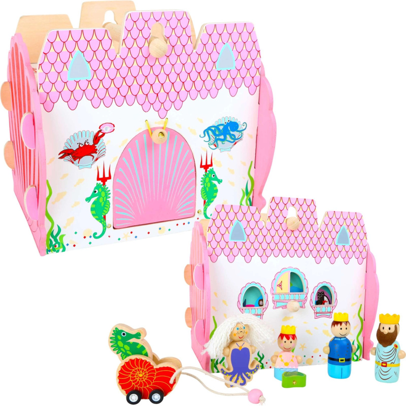 Tématický set dřevěný - Podmořský domeček (Small foot)