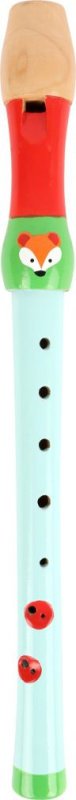 Small Food dřevěná flétna s liškou