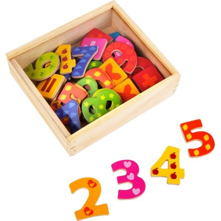 Small Foot Barevné magnetické číslice 40 ks