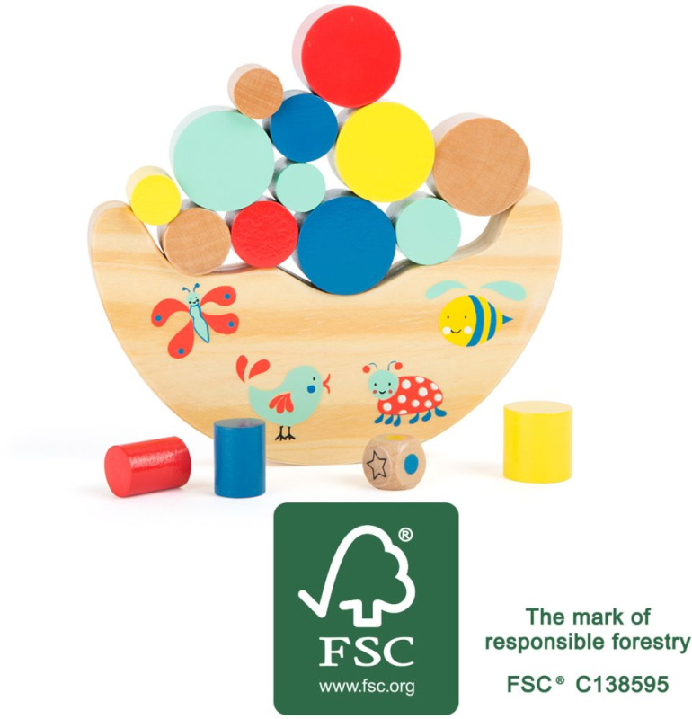 Malá noha motorická hra - lesní balanční hra