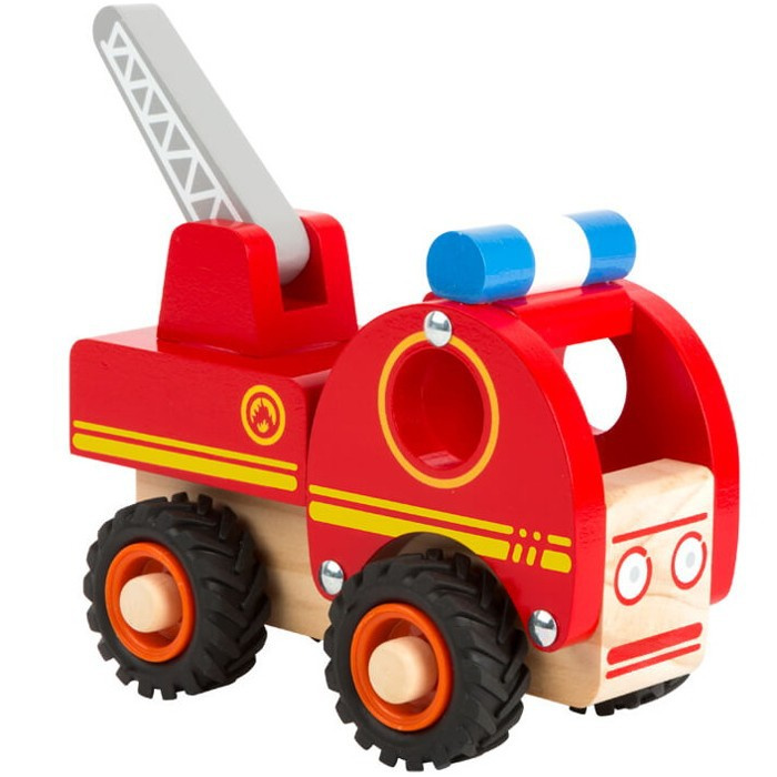 Small Foot Dřevěné hasičské auto s žebříkem