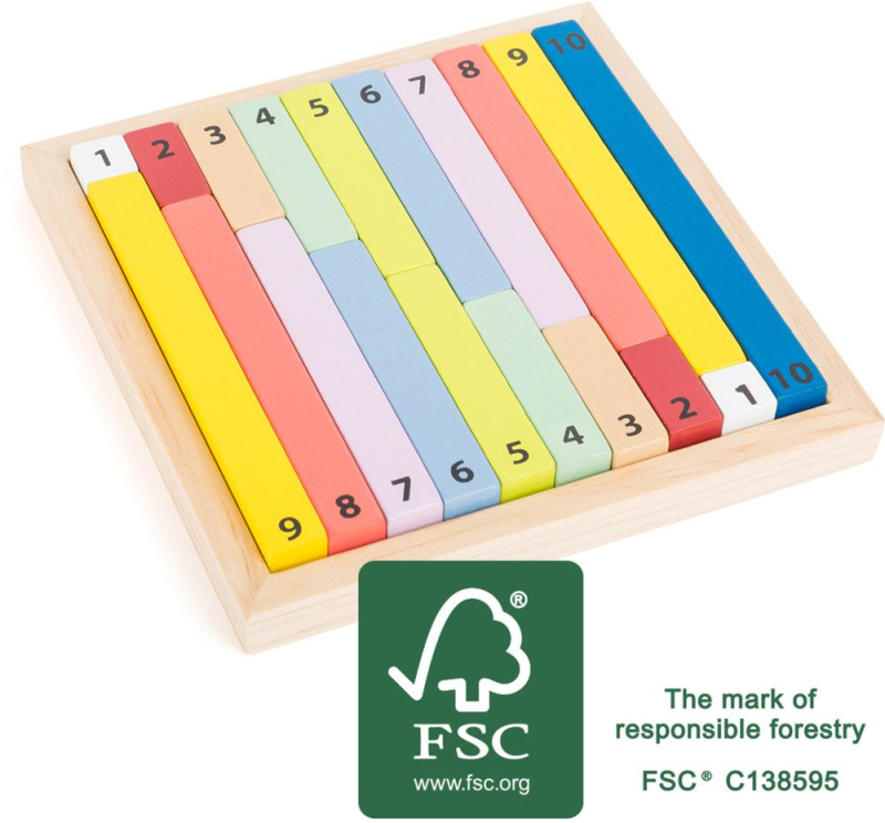 Small Foot Edukativní barevná tabulka