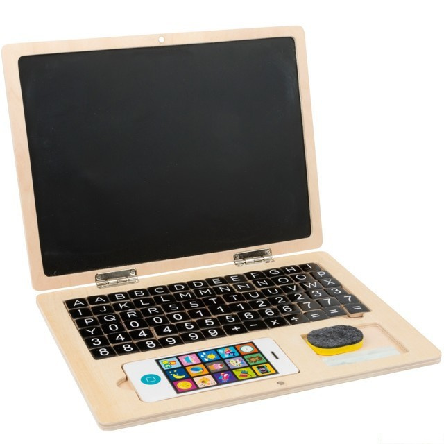 Magnetický dřevěný notebook Small Foot