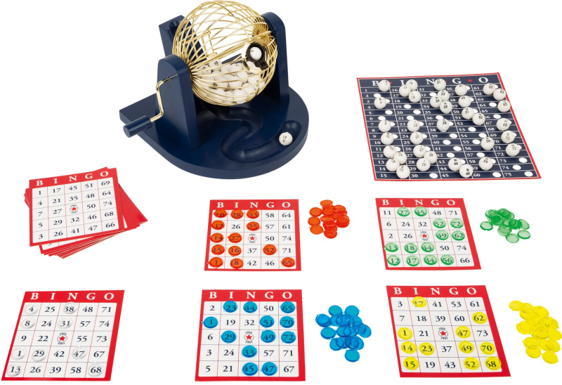 Small Foot bingo s losovacím bubnem