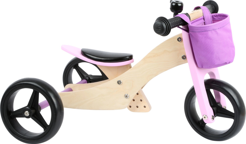 Legler Dřevěné Trike 2 v 1 růžové