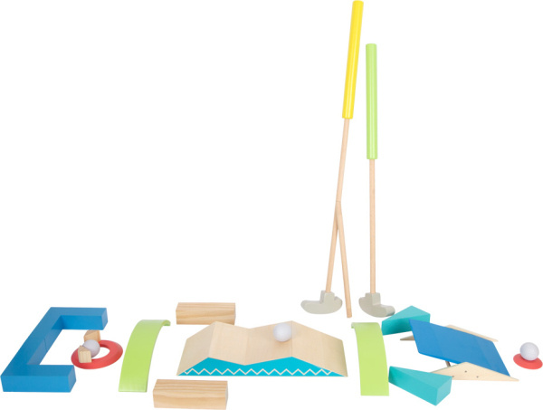 Small foot Golf dětský Dřevěný minigolf set Active