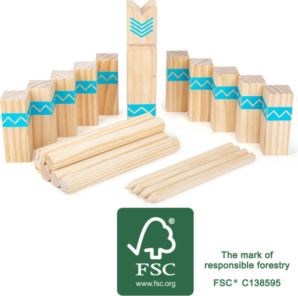 Small Foot Vikingské kostky Kubb