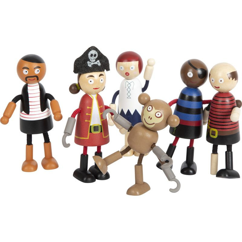 Small Foot Ohebné panenky pirátské figurky