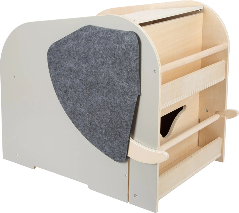 Small foot Box na hračky se sedadlem a kolečky slon "Wildlife"