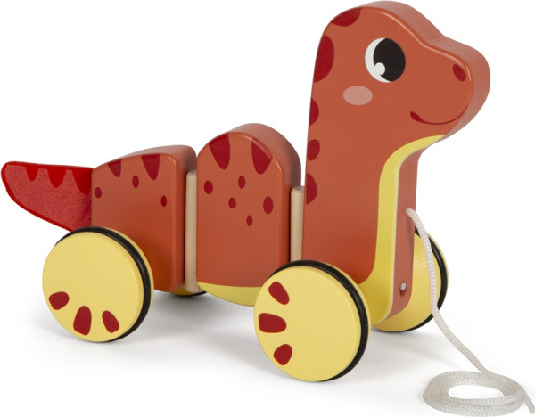 Small foot Dřevěná tahací hračka Dino