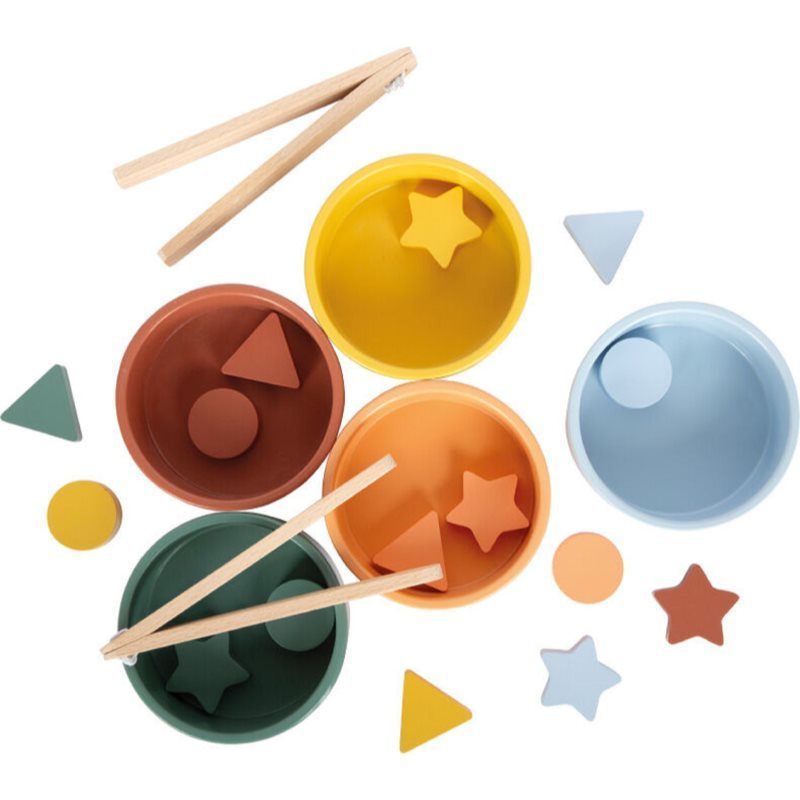 small foot Montessori třídicí hra s kleštěmi