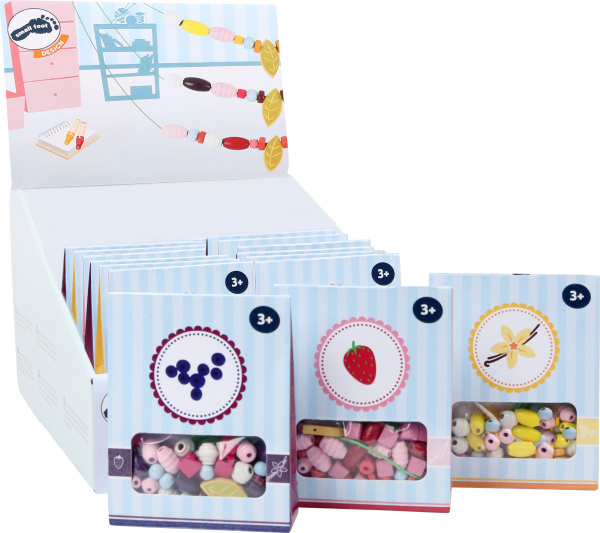 Small Foot korálky Candy žlutá