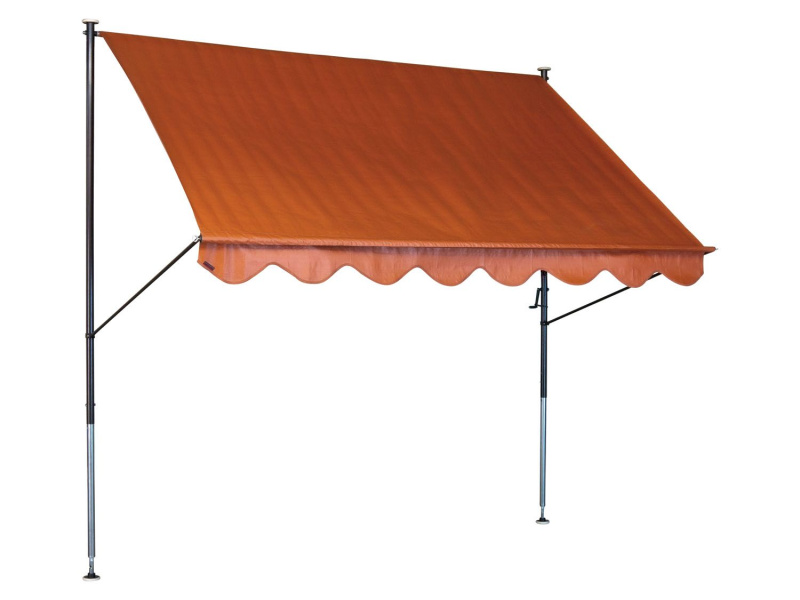 Angerer Upínací markýza Standard Uni s ruční klikou (400 cm, cihlová)