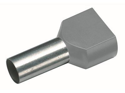 Dutinka lisovací izolovaná dvojitá Cimco 2× 4 mm2 12 mm 100 ks/bal.