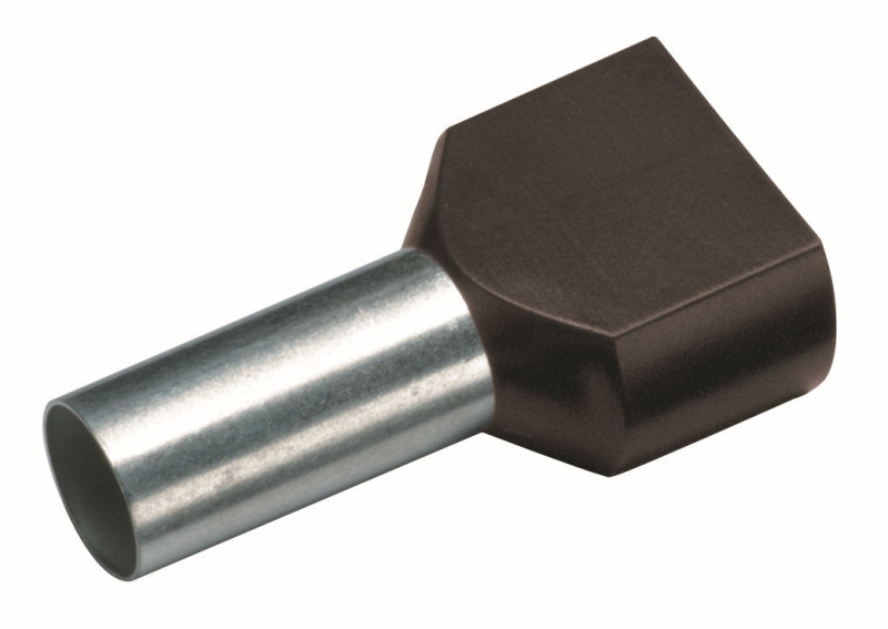 Dutinka lisovací izolovaná dvojitá Cimco 2× 6 mm2 14 mm 100 ks/bal.