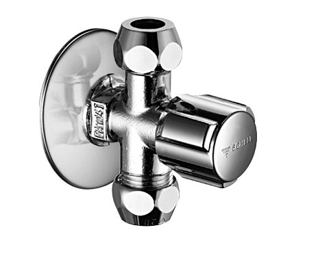 Ventil rohový Schell Comfort 1/2"×3/8"×3/8"