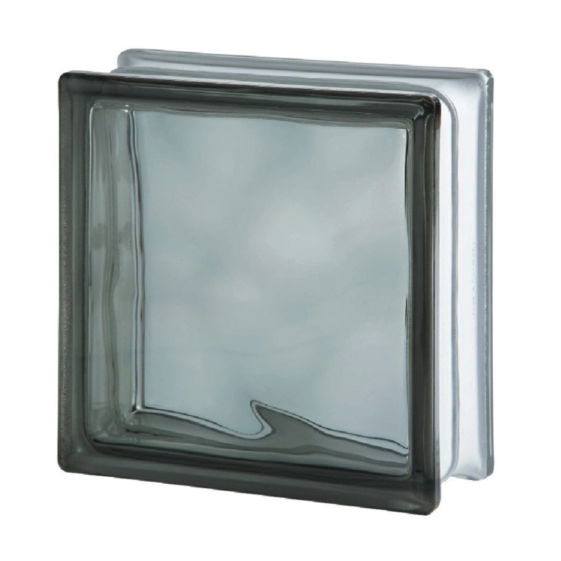 Seves Glass Blocks Luxfera GREY 1919/8 WAVE