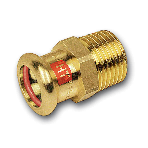 Lisovací přechodka Sanha Cu SOLAR 22×3/4" vnější 13243G