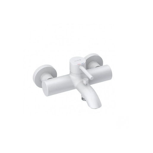 Vanová baterie Kludi Bozz bez sprchového setu 150 mm bílá matná 386915376