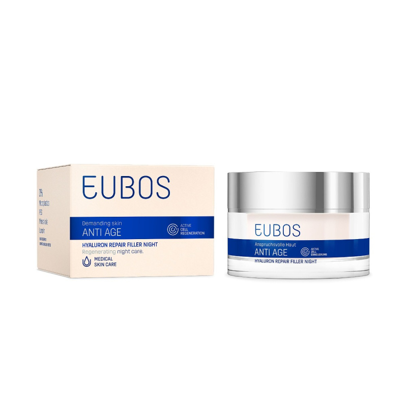 Eubos Hyaluron regenerační noční krém proti vráskám 50 ml