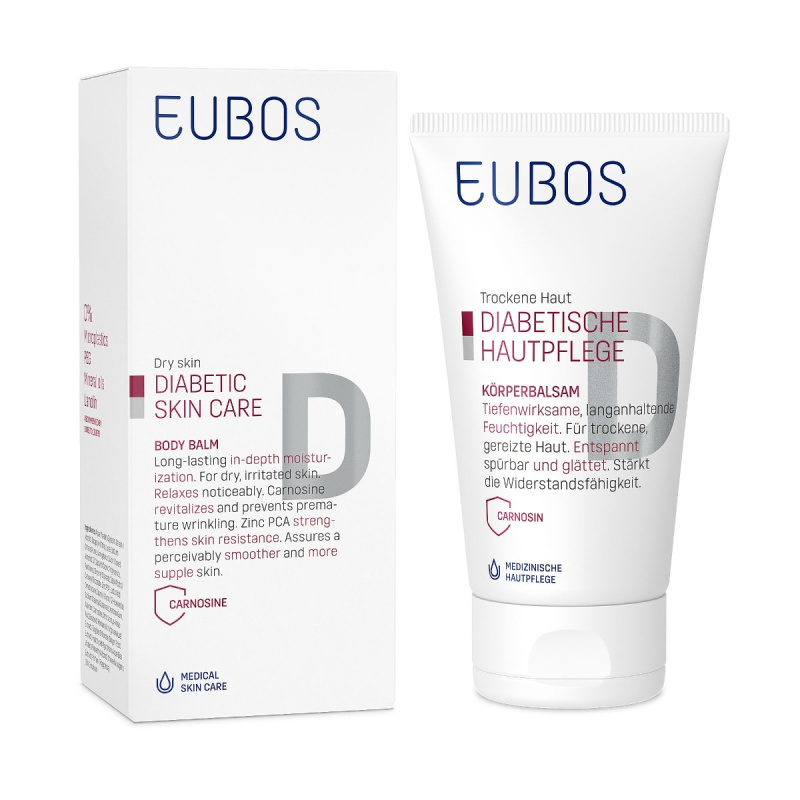 Eubos Diabetic Skin Care Body Balm intenzivní hydratační krém pro suchou a citlivou pokožku 150 ml