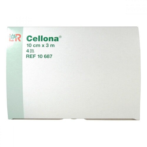 LOHMANN & RAUSCHER Cellona vata syntetická pod tuhé obvazy 10 cm x 3 m 4 kusy