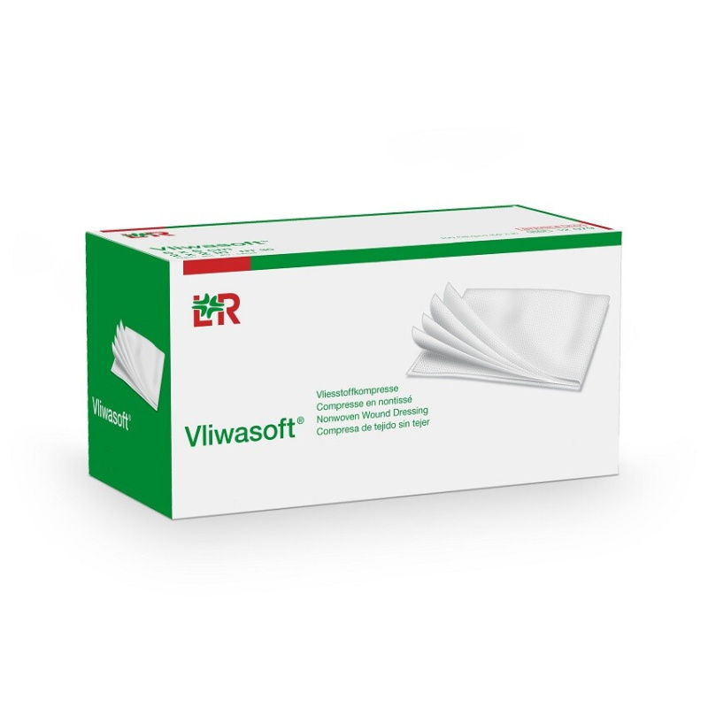 Kompres Vliwasoft nester.10x10cm/100ks/6vrstv.