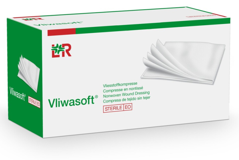 Komprese Vliwasoft ster.7.5x7.5cm/4v 150ks netkaný