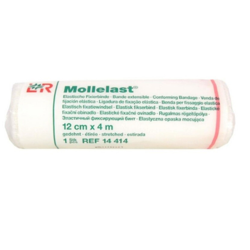 Obinadlo elastické fixační Mollelast 12cmx4m
