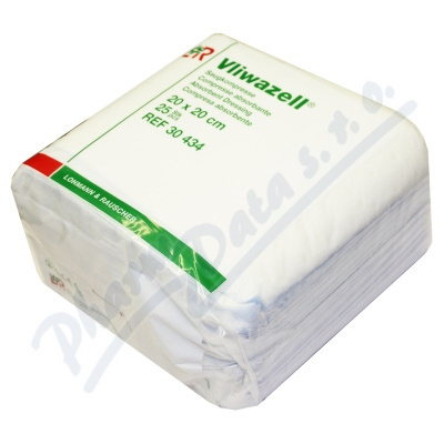 Vliwazell Komprese s vysokou absorpční schopností nesterilní 20 x 20 cm 25 ks
